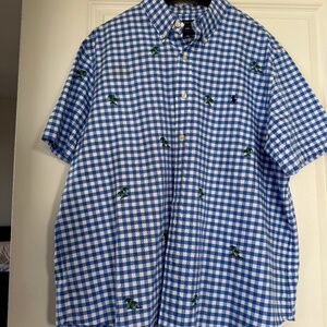 Polo Ralph Lauren Embroidered Gingham Shirt Size: XXL (Classic Fit)